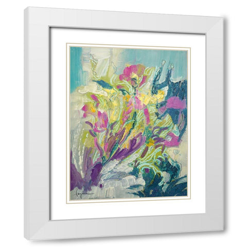 Standing Tall White Modern Wood Framed Art Print with Double Matting by Fagan, Dorothy