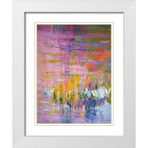 Twilight Resting White Modern Wood Framed Art Print with Double Matting by Fagan, Dorothy