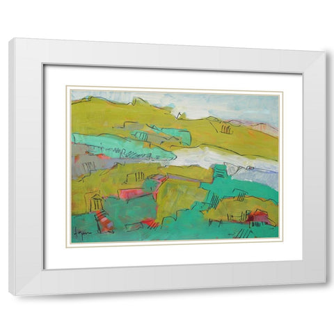 Carry No Secrets White Modern Wood Framed Art Print with Double Matting by Fagan, Dorothy