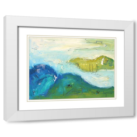 Birthing Big Dreams White Modern Wood Framed Art Print with Double Matting by Fagan, Dorothy