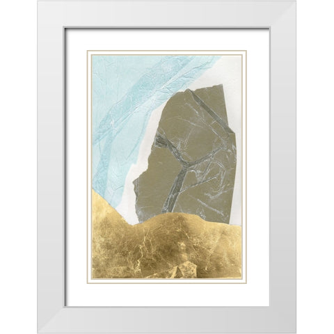 Esoteric Collage I White Modern Wood Framed Art Print with Double Matting by Lam, Vanna
