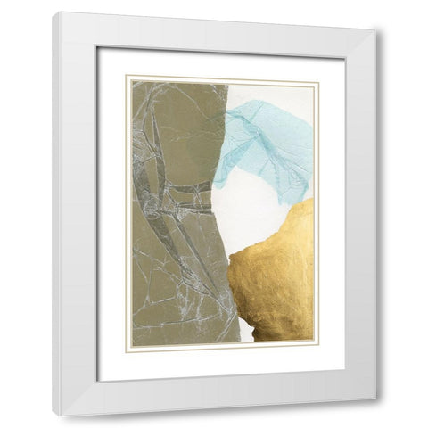 Esoteric Collage III White Modern Wood Framed Art Print with Double Matting by Lam, Vanna