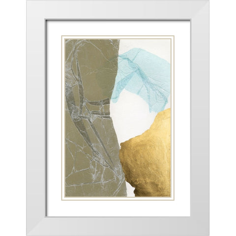 Esoteric Collage III White Modern Wood Framed Art Print with Double Matting by Lam, Vanna
