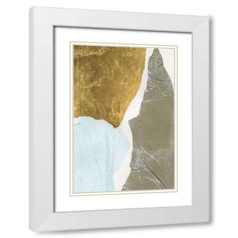 Esoteric Collage IV White Modern Wood Framed Art Print with Double Matting by Lam, Vanna