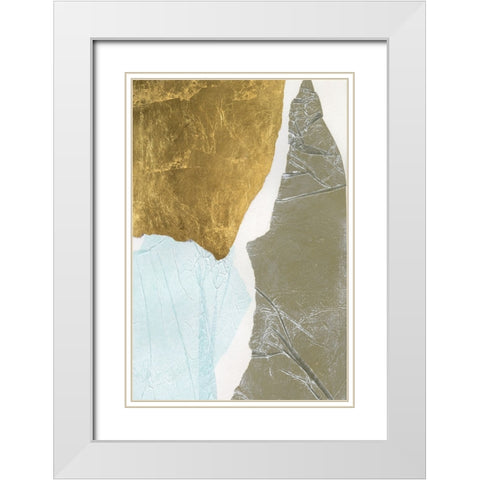 Esoteric Collage IV White Modern Wood Framed Art Print with Double Matting by Lam, Vanna