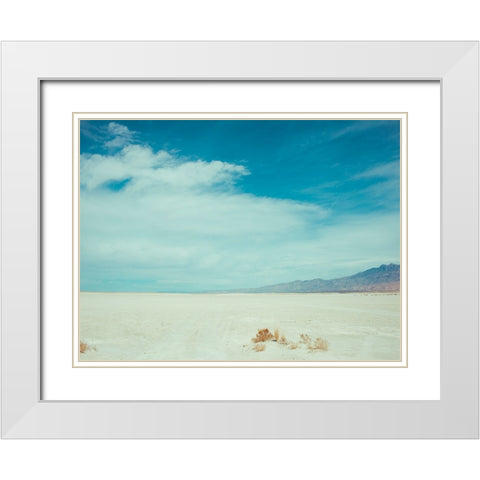 Salt Flat Walk I White Modern Wood Framed Art Print with Double Matting by Quintero, Sonja