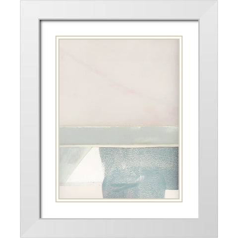 Couturier I White Modern Wood Framed Art Print with Double Matting by Cartissi