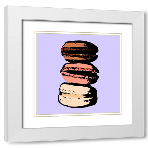 Sweet Shop I White Modern Wood Framed Art Print with Double Matting by Warren, Annie