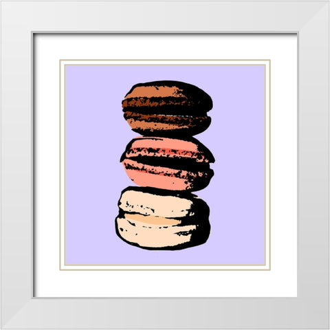 Sweet Shop I White Modern Wood Framed Art Print with Double Matting by Warren, Annie