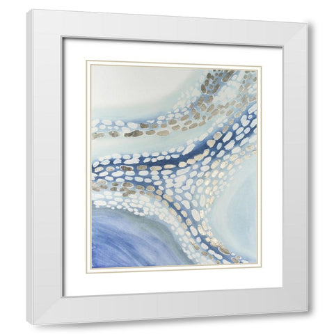 Teeming II White Modern Wood Framed Art Print with Double Matting by Lam, Vanna