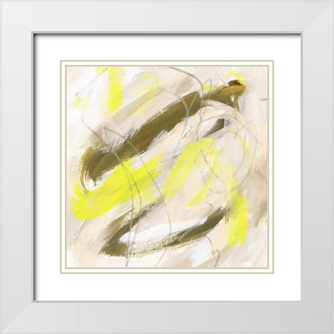 Lemon Pie III White Modern Wood Framed Art Print with Double Matting by Wang, Melissa