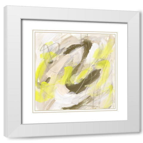 Lemon Pie VI White Modern Wood Framed Art Print with Double Matting by Wang, Melissa