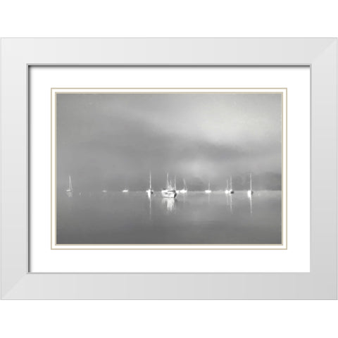 Curinga Scenes2 I White Modern Wood Framed Art Print with Double Matting by Curinga, Kim