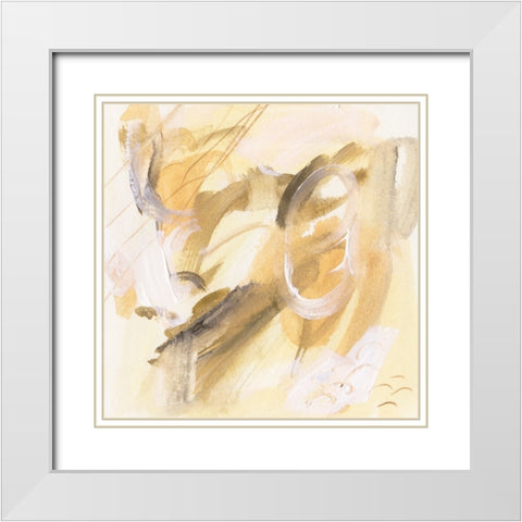 Lost in Autumn I White Modern Wood Framed Art Print with Double Matting by Wang, Melissa