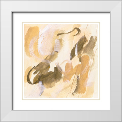 Lost in Autumn II White Modern Wood Framed Art Print with Double Matting by Wang, Melissa