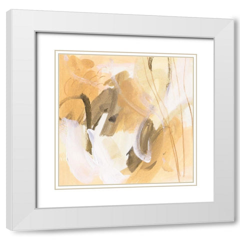 Lost in Autumn III White Modern Wood Framed Art Print with Double Matting by Wang, Melissa