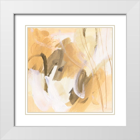 Lost in Autumn III White Modern Wood Framed Art Print with Double Matting by Wang, Melissa