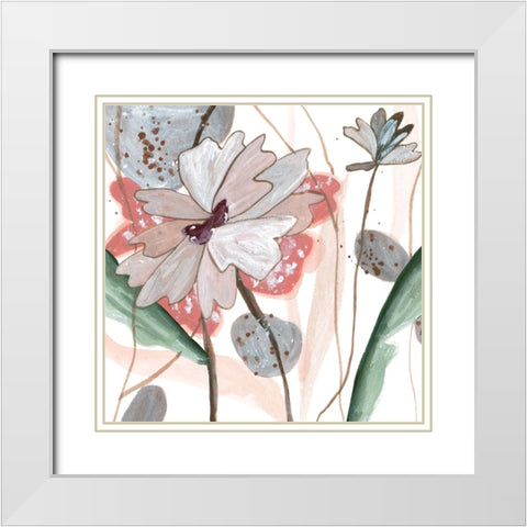 By the River IV White Modern Wood Framed Art Print with Double Matting by Wang, Melissa