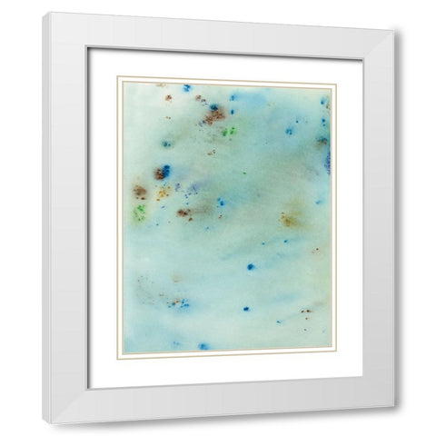 Hawaiian Rain III White Modern Wood Framed Art Print with Double Matting by Fuchs, Jodi