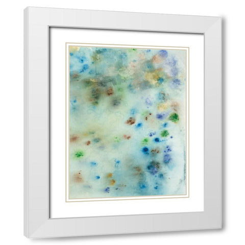 Hawaiian Rain IV White Modern Wood Framed Art Print with Double Matting by Fuchs, Jodi