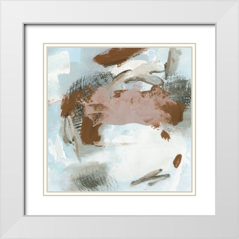 Free as Air II White Modern Wood Framed Art Print with Double Matting by Wang, Melissa