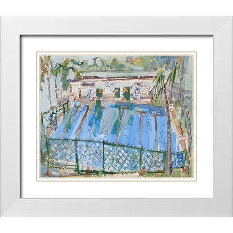 Hawaii I White Modern Wood Framed Art Print with Double Matting by Ferrell, Erin McGee