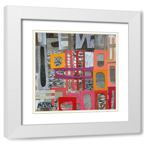 Christmas in the Sierras I White Modern Wood Framed Art Print with Double Matting by Good, Coco