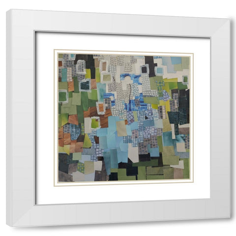 Geneva Switzerland II White Modern Wood Framed Art Print with Double Matting by Good, Coco