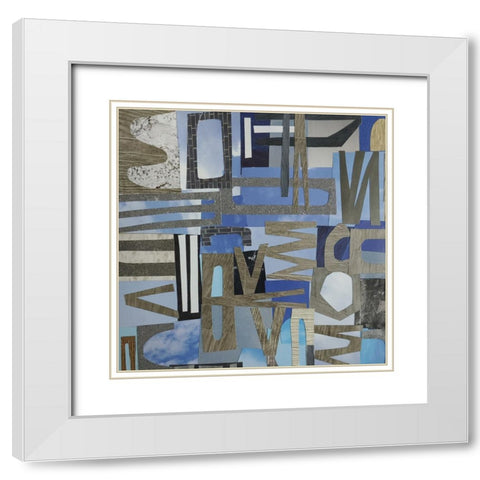 Skies Over the Loire Valley I White Modern Wood Framed Art Print with Double Matting by Good, Coco