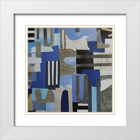 Skies Over the Loire Valley II White Modern Wood Framed Art Print with Double Matting by Good, Coco