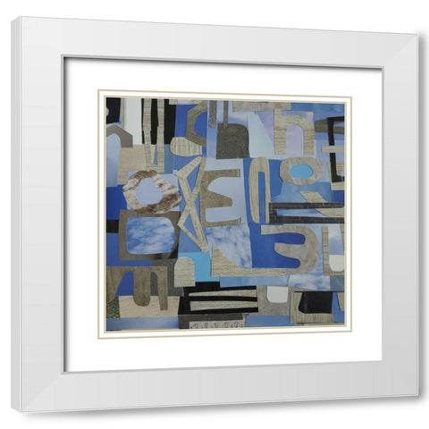Skies Over the Camargue II White Modern Wood Framed Art Print with Double Matting by Good, Coco
