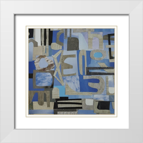 Skies Over the Camargue II White Modern Wood Framed Art Print with Double Matting by Good, Coco