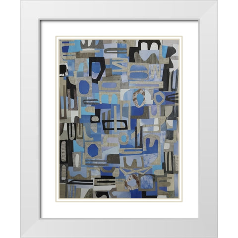 Skies Over the Camargue III White Modern Wood Framed Art Print with Double Matting by Good, Coco