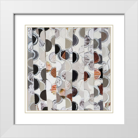 Chocolate Gelato III White Modern Wood Framed Art Print with Double Matting by Good, Coco