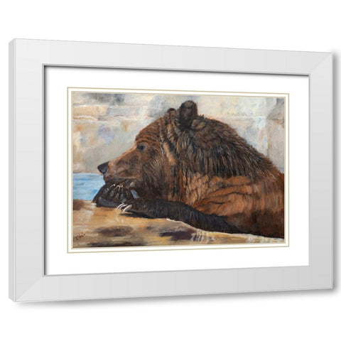 Cleaning Up White Modern Wood Framed Art Print with Double Matting by Winkler, Kathy