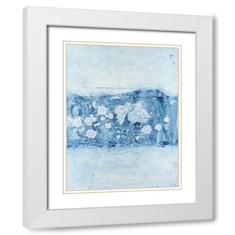 Stonewashed II White Modern Wood Framed Art Print with Double Matting by Willett, Michael