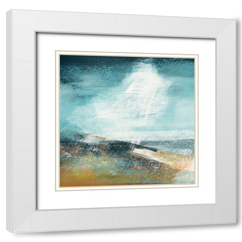 Coastal Dream I White Modern Wood Framed Art Print with Double Matting by Arctic Frame