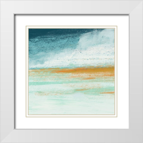 Coastal Dream II White Modern Wood Framed Art Print with Double Matting by Arctic Frame