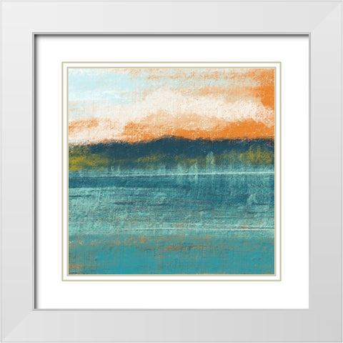 Coastal Dream III White Modern Wood Framed Art Print with Double Matting by Arctic Frame