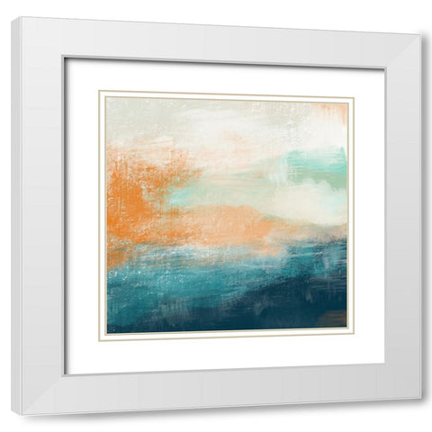 Coastal Dream IV White Modern Wood Framed Art Print with Double Matting by Arctic Frame