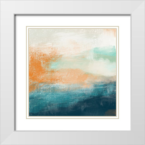 Coastal Dream IV White Modern Wood Framed Art Print with Double Matting by Arctic Frame