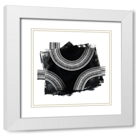 Inside Out II White Modern Wood Framed Art Print with Double Matting by Haase, Andrea