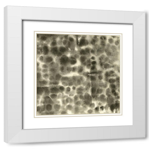 Leopard Fade I White Modern Wood Framed Art Print with Double Matting by Caroline, Emma