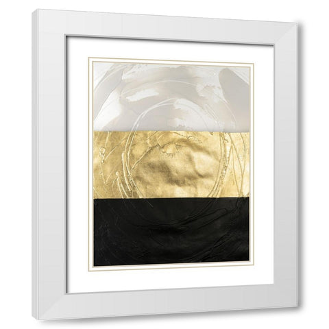 Triennial III White Modern Wood Framed Art Print with Double Matting by Lam, Vanna