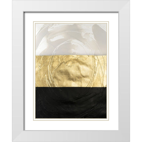 Triennial III White Modern Wood Framed Art Print with Double Matting by Lam, Vanna