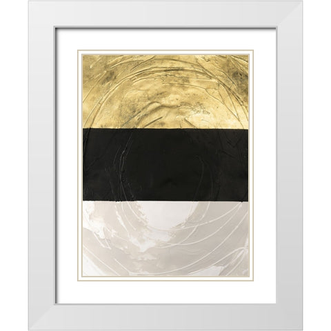 Triennial IV White Modern Wood Framed Art Print with Double Matting by Lam, Vanna