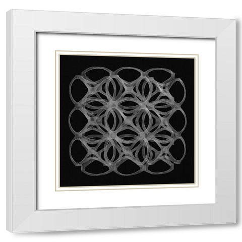 Six Pack Holders  I White Modern Wood Framed Art Print with Double Matting by Rosenthal, Berry