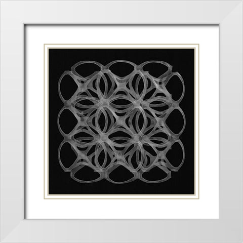 Six Pack Holders  I White Modern Wood Framed Art Print with Double Matting by Rosenthal, Berry