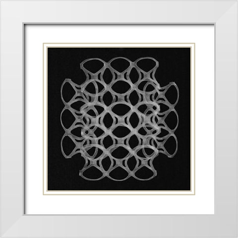 Six Pack Holders  II White Modern Wood Framed Art Print with Double Matting by Rosenthal, Berry