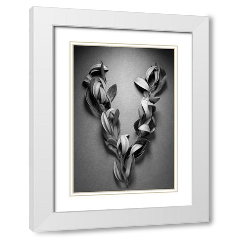 Victory White Modern Wood Framed Art Print with Double Matting by Rosenthal, Berry